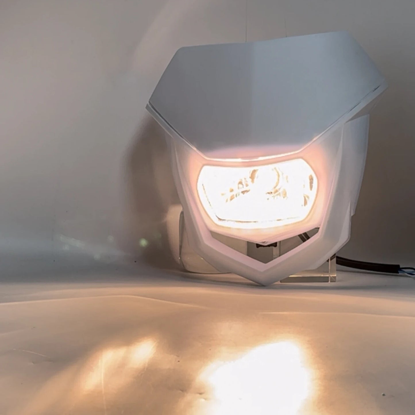 Universal Supermoto Enduro Headlight - For Suzuki Yamaha Honda Motorcycle White