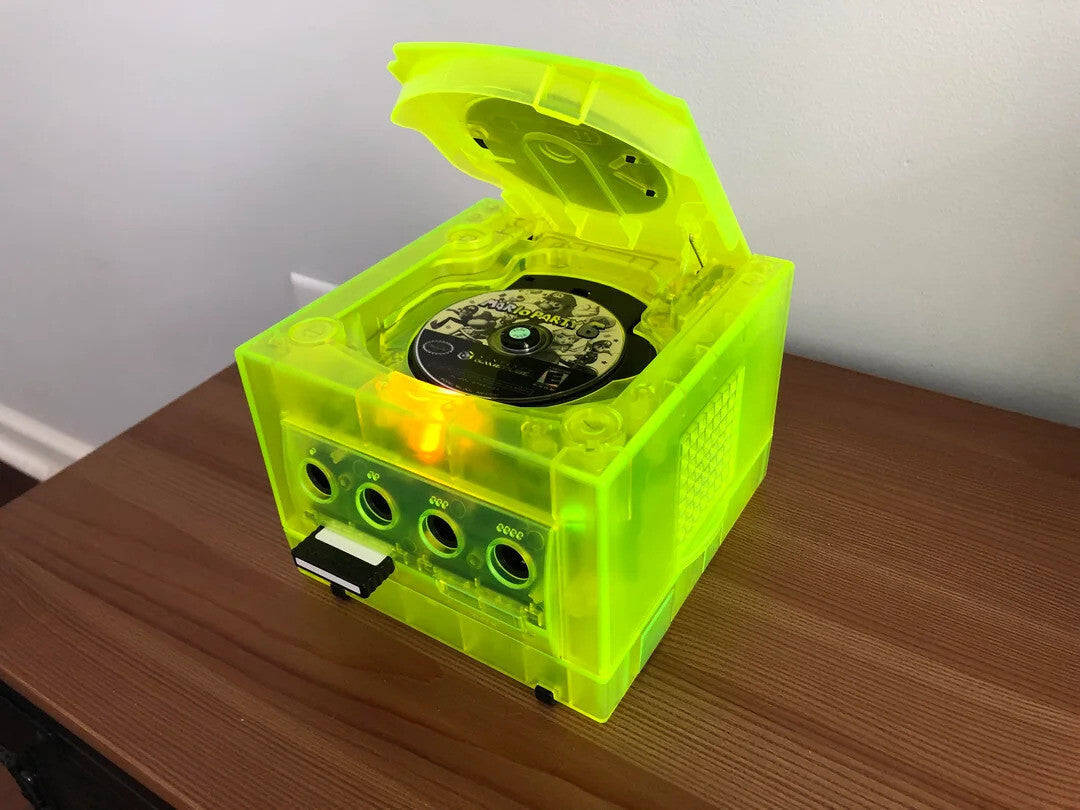 Replacement Casing / Shell / Case Nintendo Gamecube Console - Transparent Green