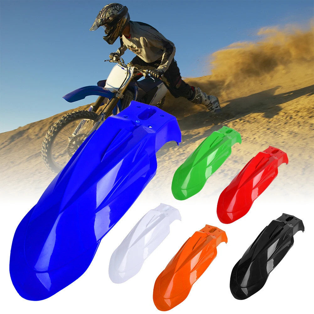Universal Front Mudguard Fender - Supermoto / Motocross / Enduro Blue Yamaha
