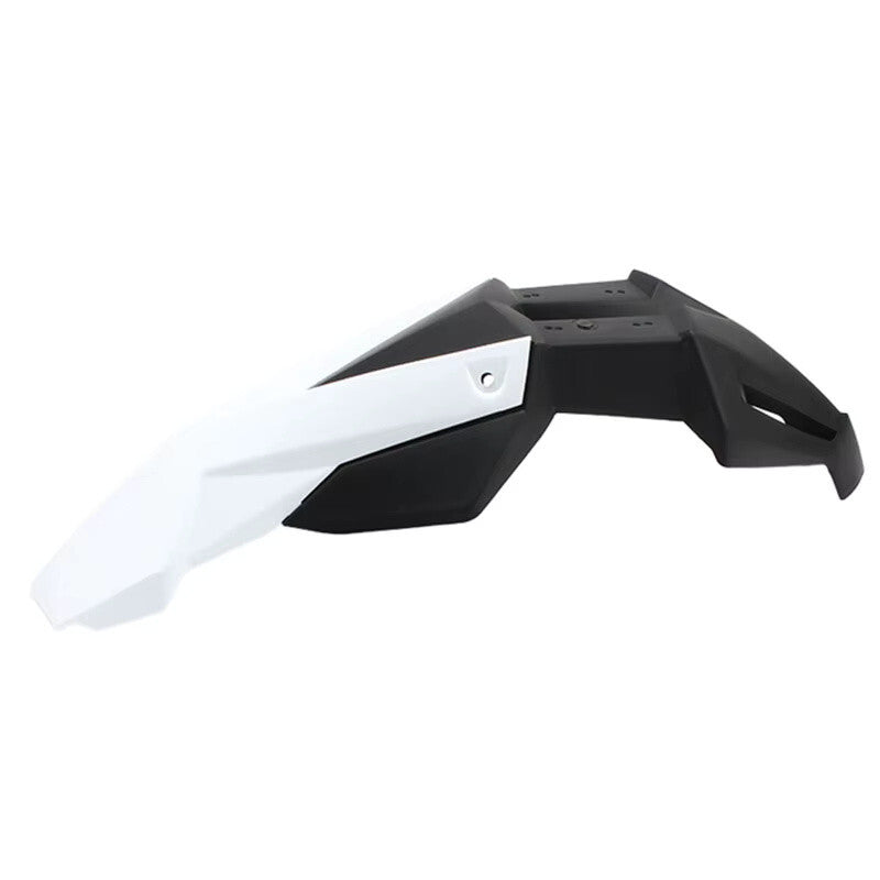 Universal Front Mudguard Fender - Supermoto / Motocross / Enduro White