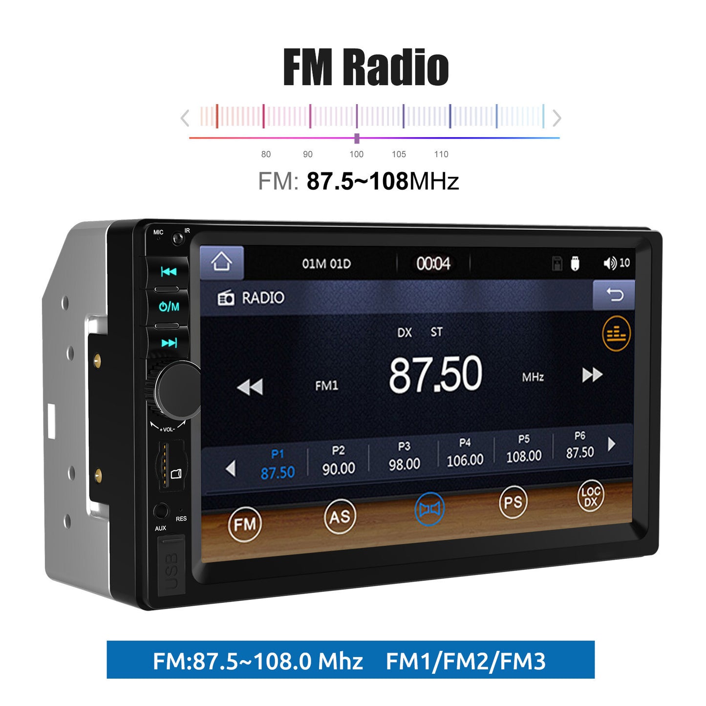 Car Stereo - Android Auto / Carplay + Reverse Camera GPS - Fiat Ducato Motorhome