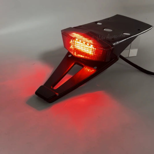 Tail Tidy With Integrated Rear Brake Light and Indicators LED Smoked Supermoto