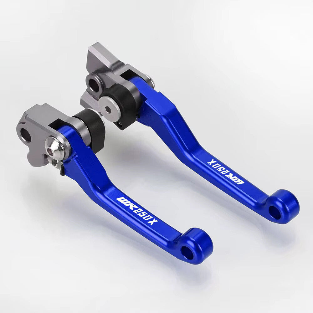 Yamaha WR250X Folding Brake & Clutch Levers -  Motorcycle WR 250X 250 X - BLUE