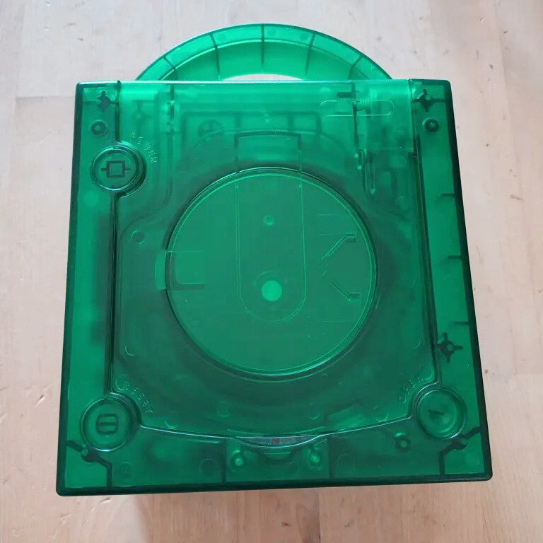 Replacement Casing / Shell / Case Nintendo Gamecube Console - Transparent Green