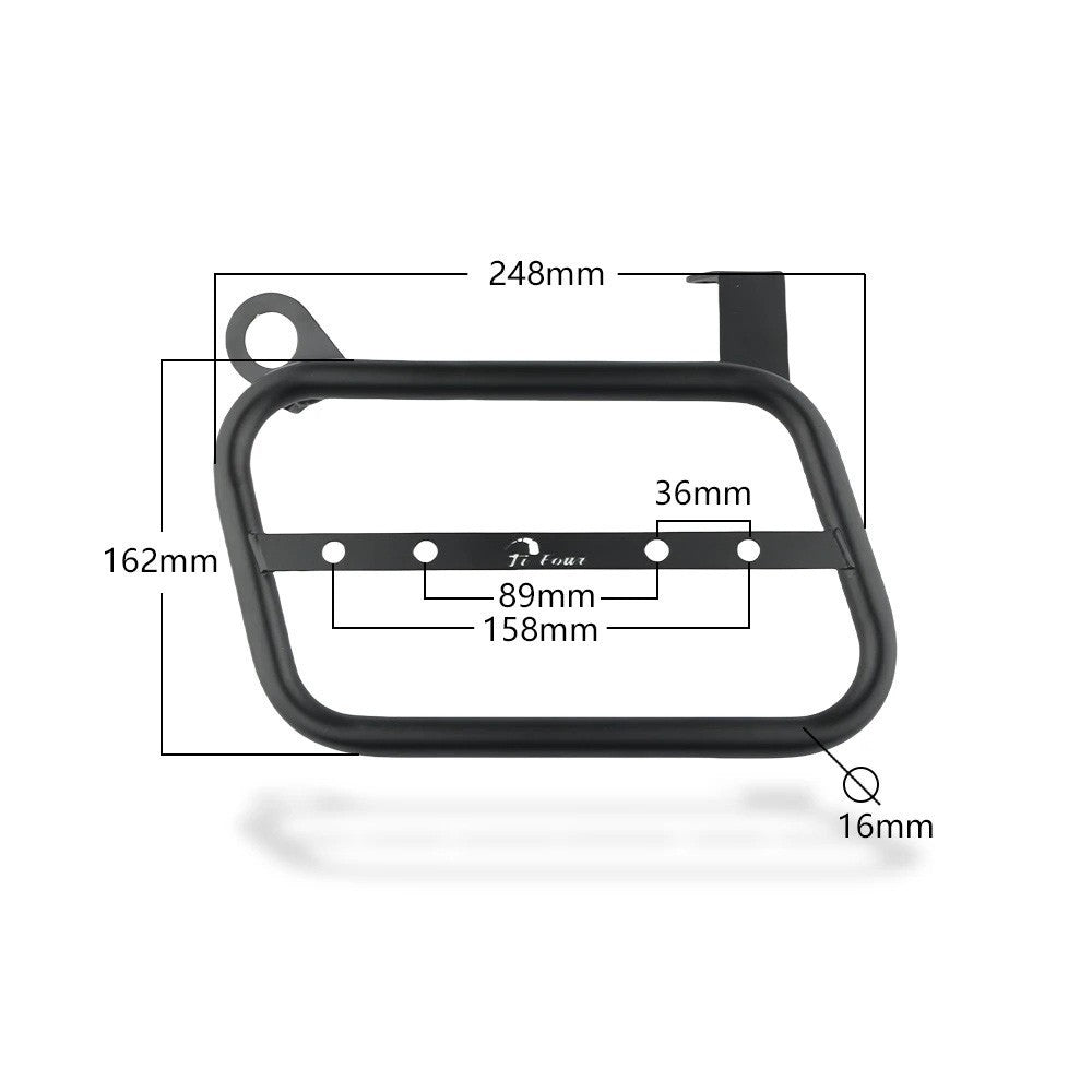 Pannier Bracket Rack Side Case Kit BMW R Nine T (14-23)  NineT Pure Left Side