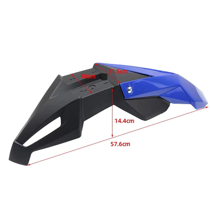 Universal Front Mudguard Fender - Supermoto / Motocross / Enduro Blue Yamaha