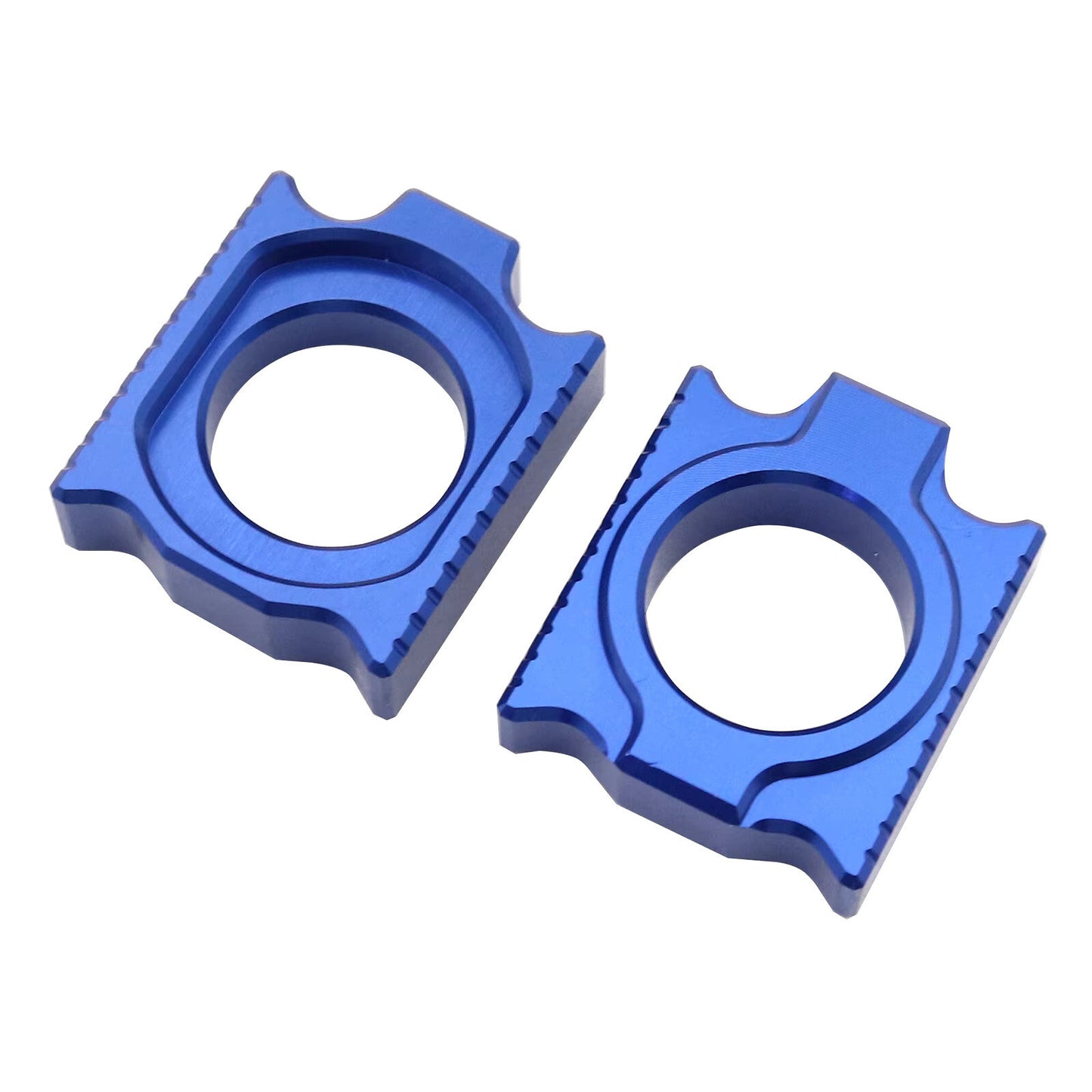 CHAIN ADJUSTER - YAMAHA WR250X / WR250F / WR450F ++ BLUE AXLE BLOCKS 2002 - 2023