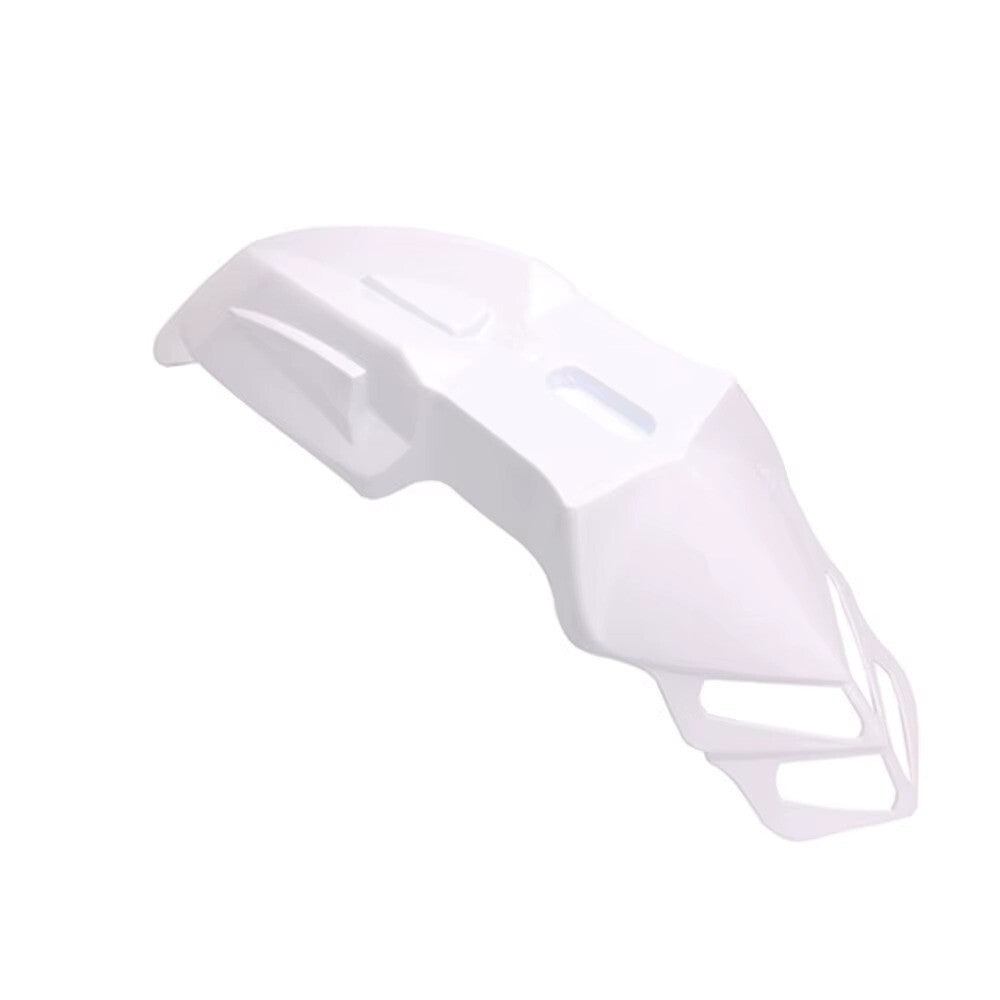 Universal Front Mudguard Fender - Supermoto / Motocross / Enduro White