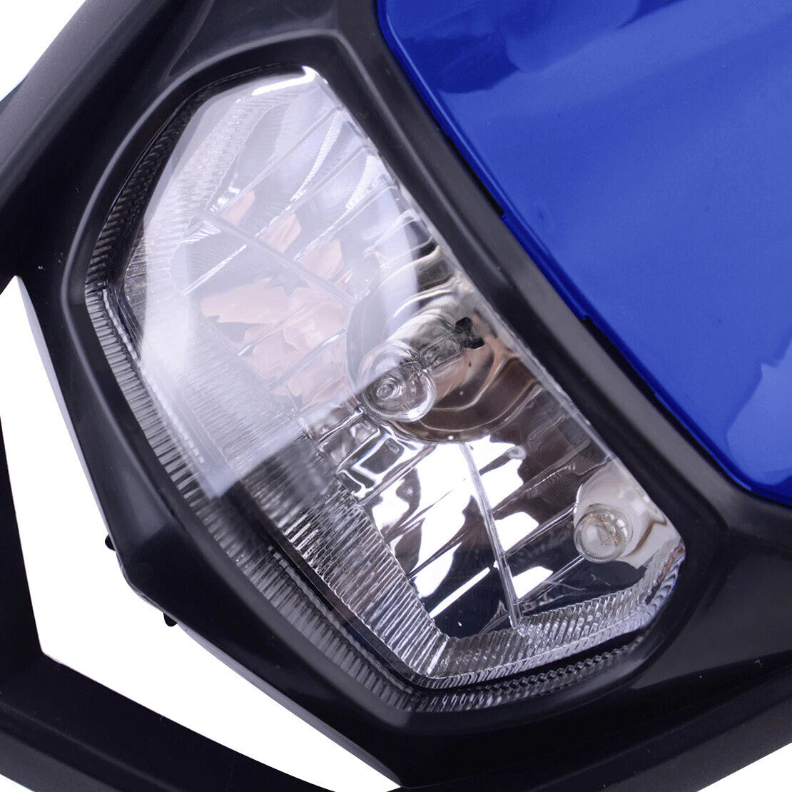 Universal Supermoto Enduro Headlight - For Suzuki Yamaha Honda Motorcycle Blue