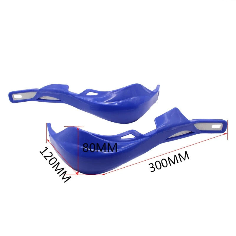 Blue Handlebar Bar Guards For Motocross Enduro - Mount Kit KTM HONDA etc Hand
