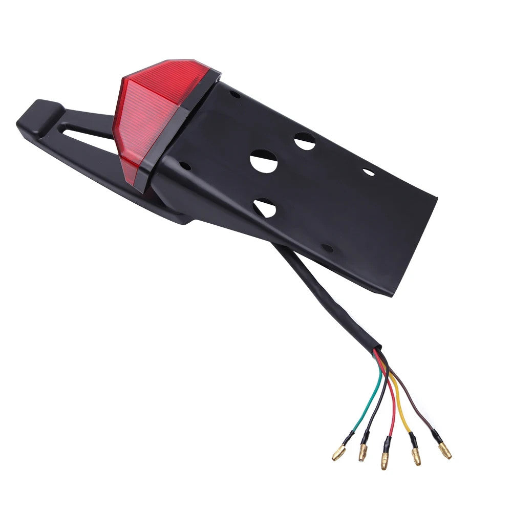 Tail Tidy With Integrated Rear Brake Light and Indicators LED Red Supermoto
