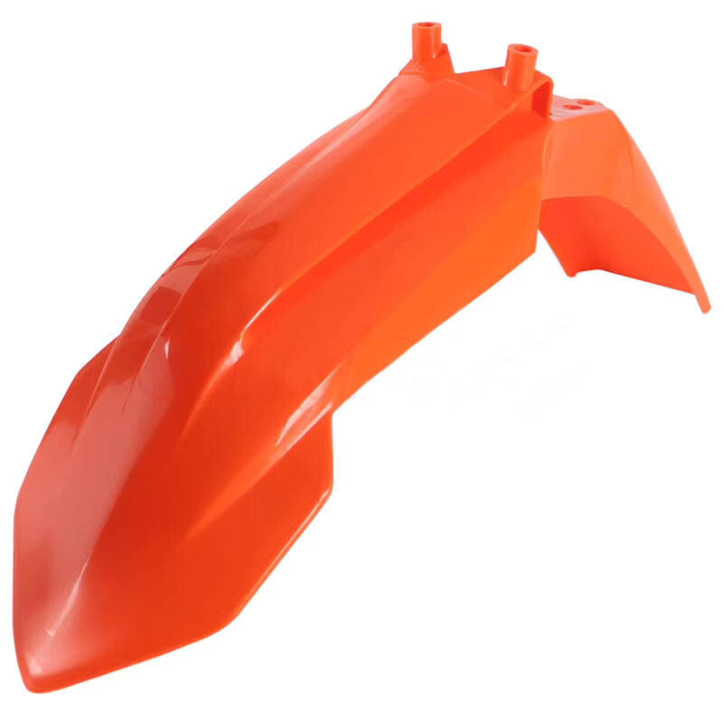 Universal Supermoto Front Mudguard Fender - Enduro Orange KTM / Yamaha Etc