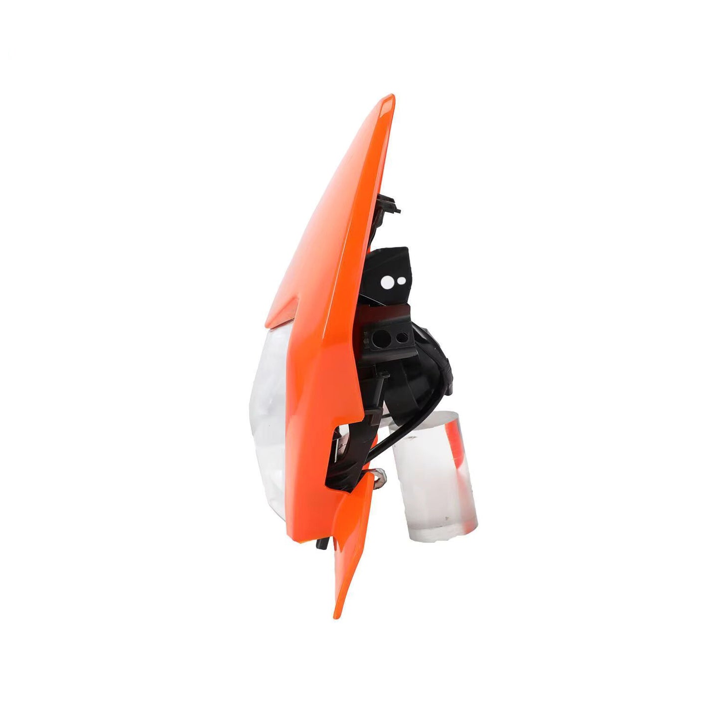 Universal Supermoto Enduro Headlight - For KTM Suzuki Yamaha Motorcycle ORANGE