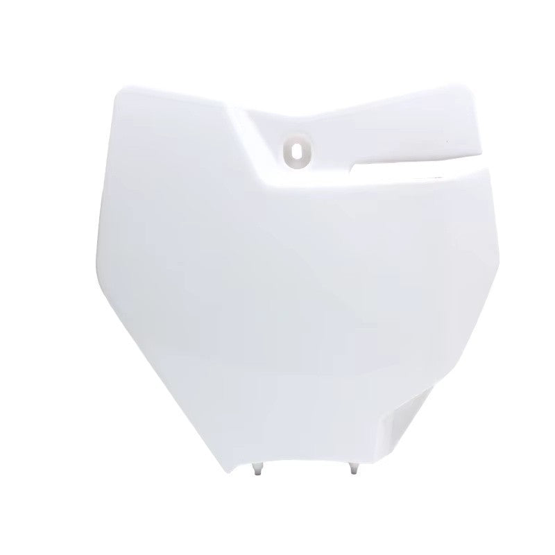 Motocross / Enduro - Front Number Plate Mask Plastic Cover KTM Supermoto White