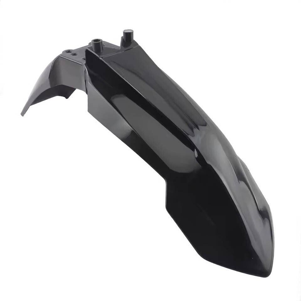 Universal Supermoto Front Mudguard Fender - Enduro Black KTM / Yamaha Etc