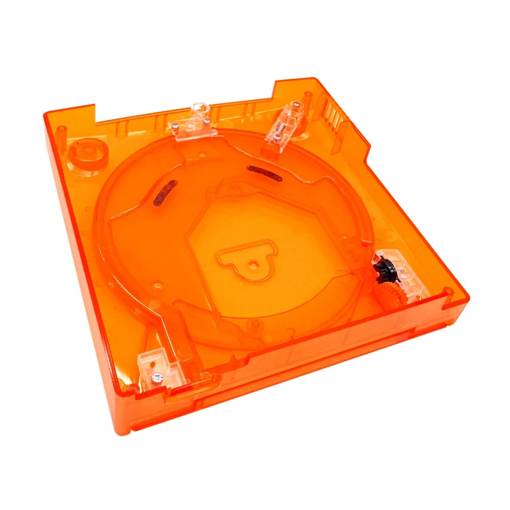 Replacement Casing / Shell / Case Sega Dreamcast Console - Transparent Orange