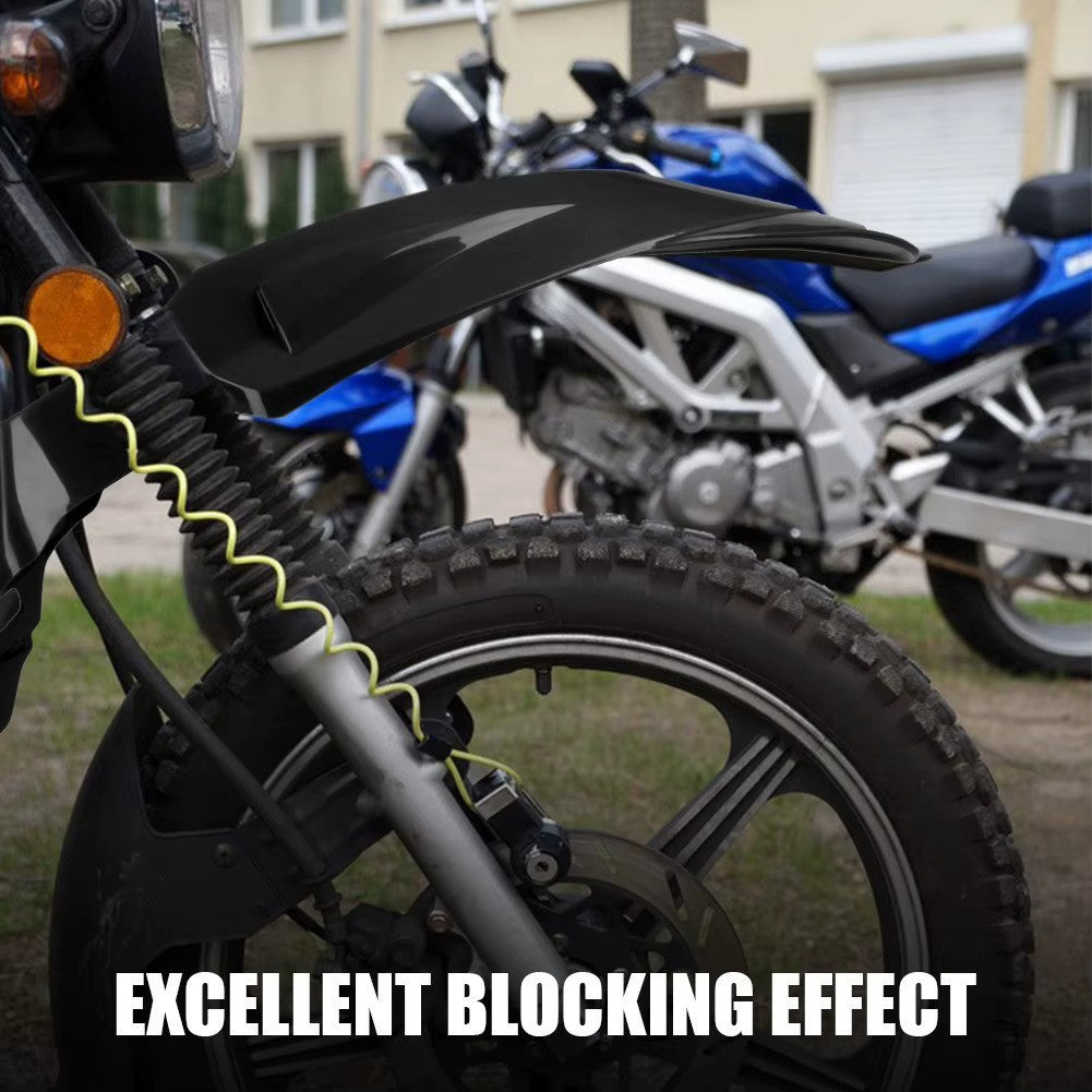 Universal Front Mudguard Fender - Supermoto / Motocross / Enduro Black Honda etc