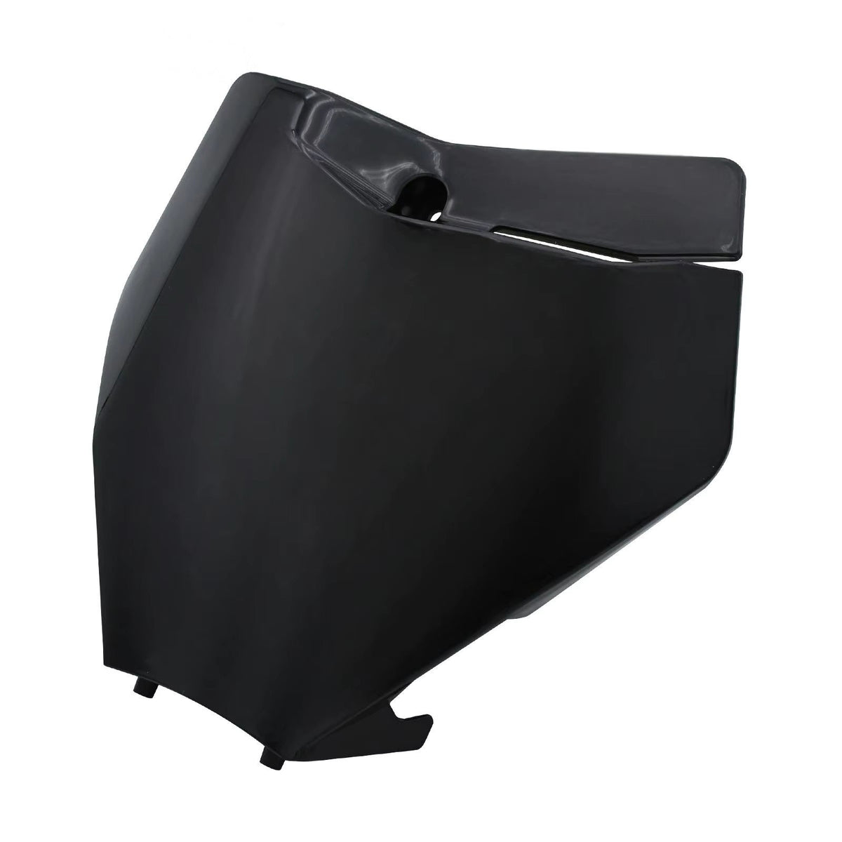 Motocross / Enduro - Front Number Plate Mask Plastic Cover KTM Supermoto Black