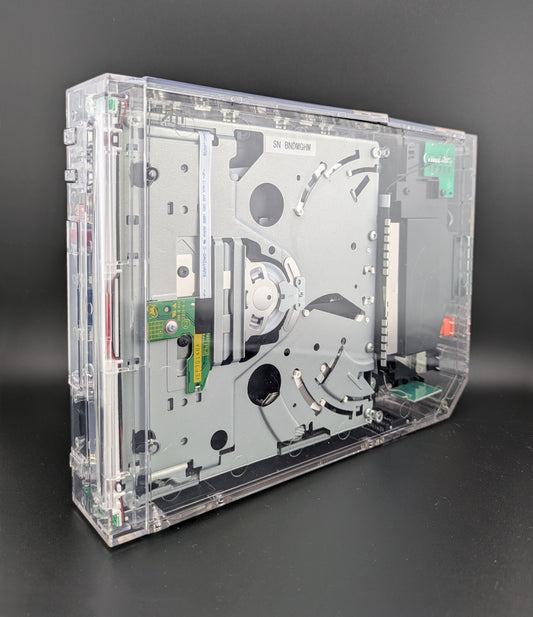 Replacement Transparent Clear - Casing / Shell / Case for Nintendo Wii Console