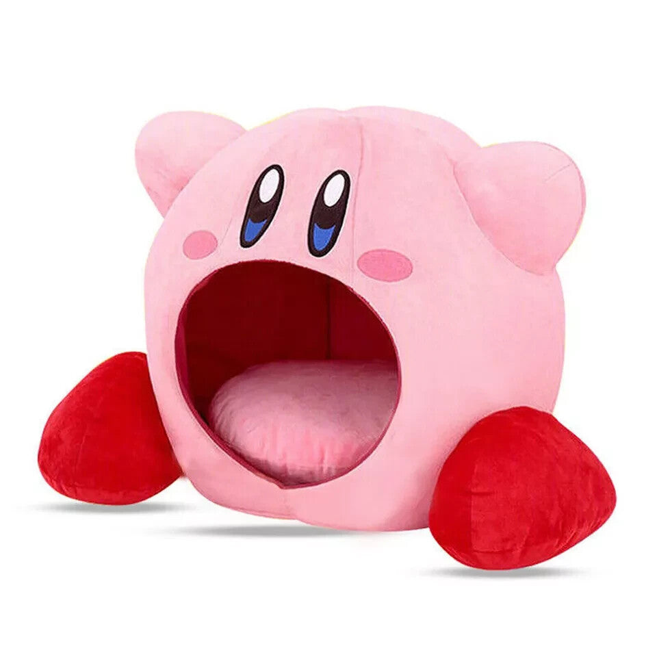 Kirby Cute Cat / Pet Bed - Animal Pillow Pink Hat Plush Toy Cat Nintendo