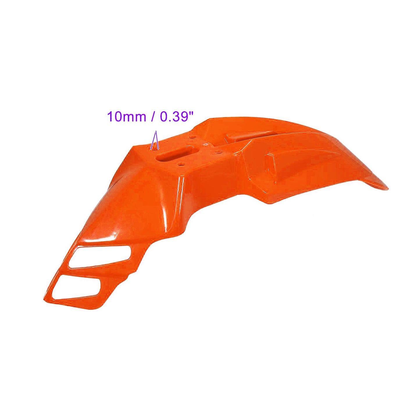 Universal Front Mudguard Fender - Supermoto / Motocross / Enduro Orange KTM etc