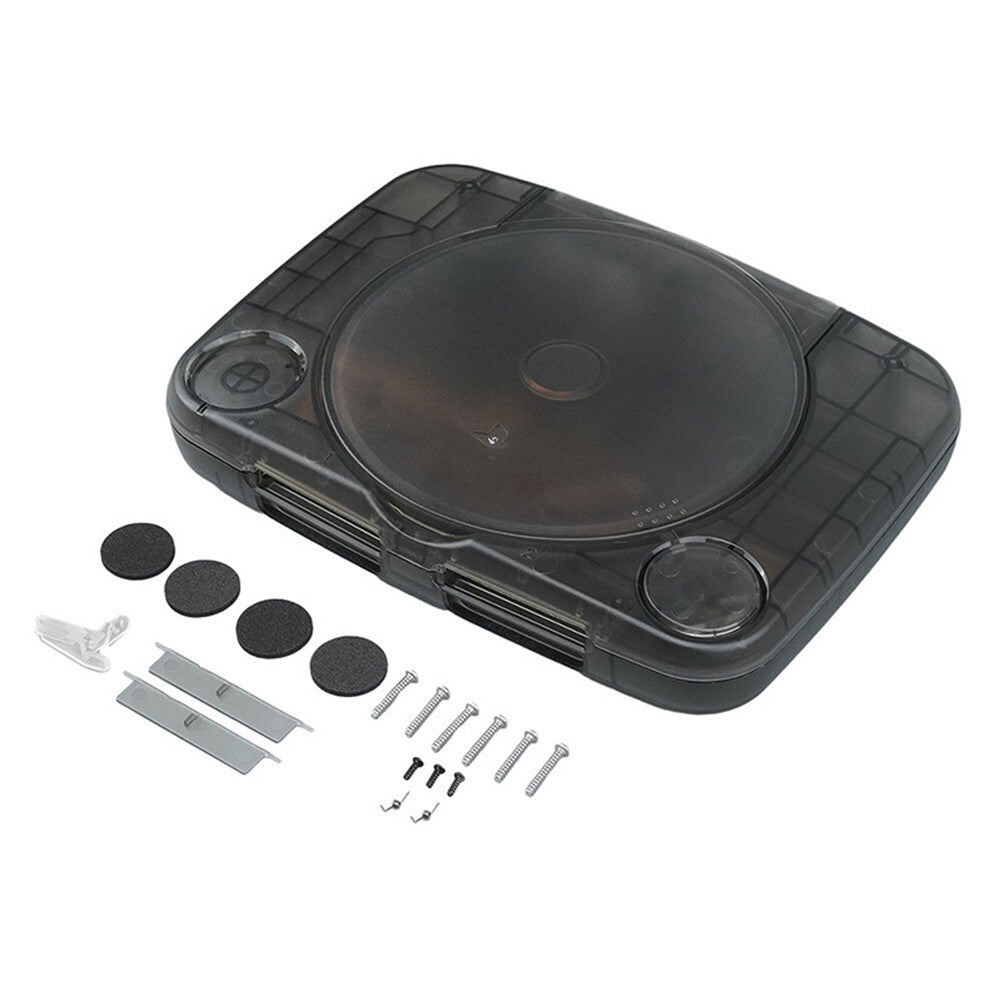 PS1 Replacement Shell / Casing / Case for PS One 1 Console - Translucent Black