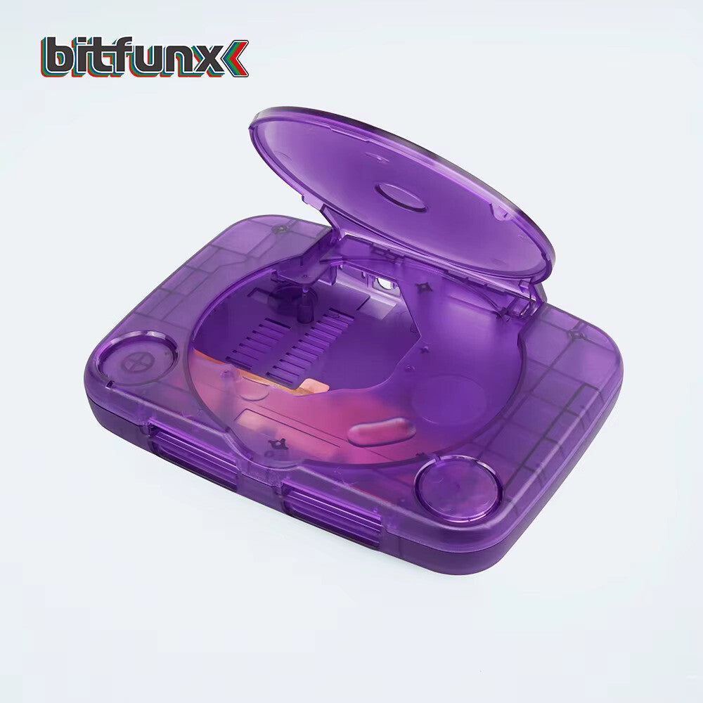 PS1 Replacement Shell / Casing / Case for PS One 1 Console - Translucent Purple