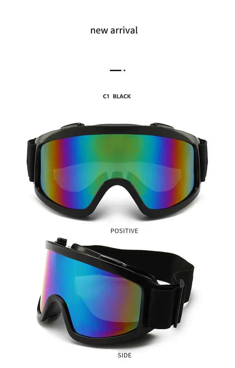 Anti-Fog Ski Goggles - UV400 Adult Men / Women Protection with Dual Lens