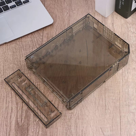 Replacement Casing / Shell / Case for Nintendo Wii Console - Transparent Black