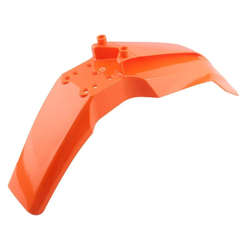 Universal Supermoto Front Mudguard Fender - Enduro Orange KTM / Yamaha Etc