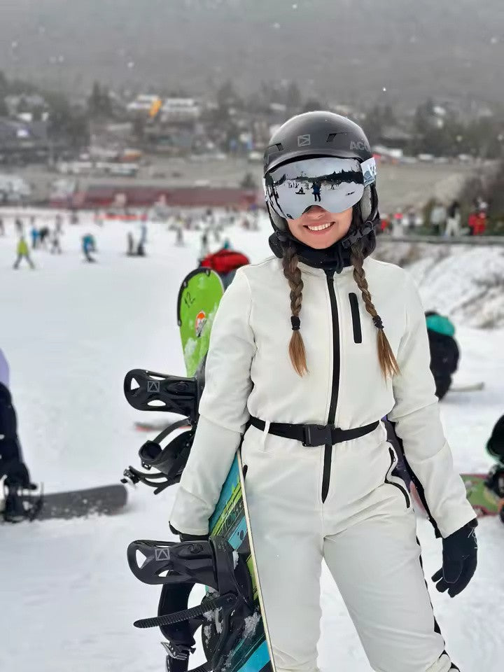 Women’s One Piece Insulated Ski Suit Snow Snowboard - Slimline flattering tight