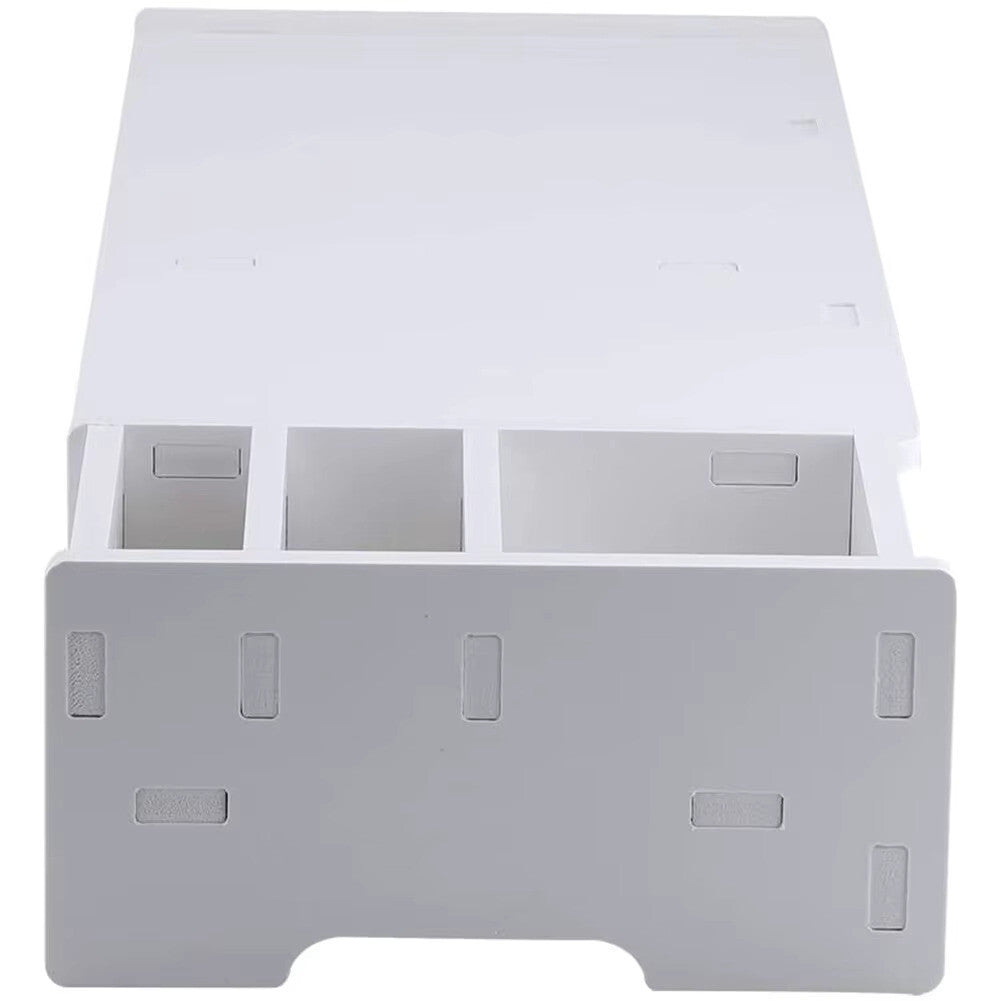 Computer Desktop Monitor Riser & Laptop Stand with Storage Organizer