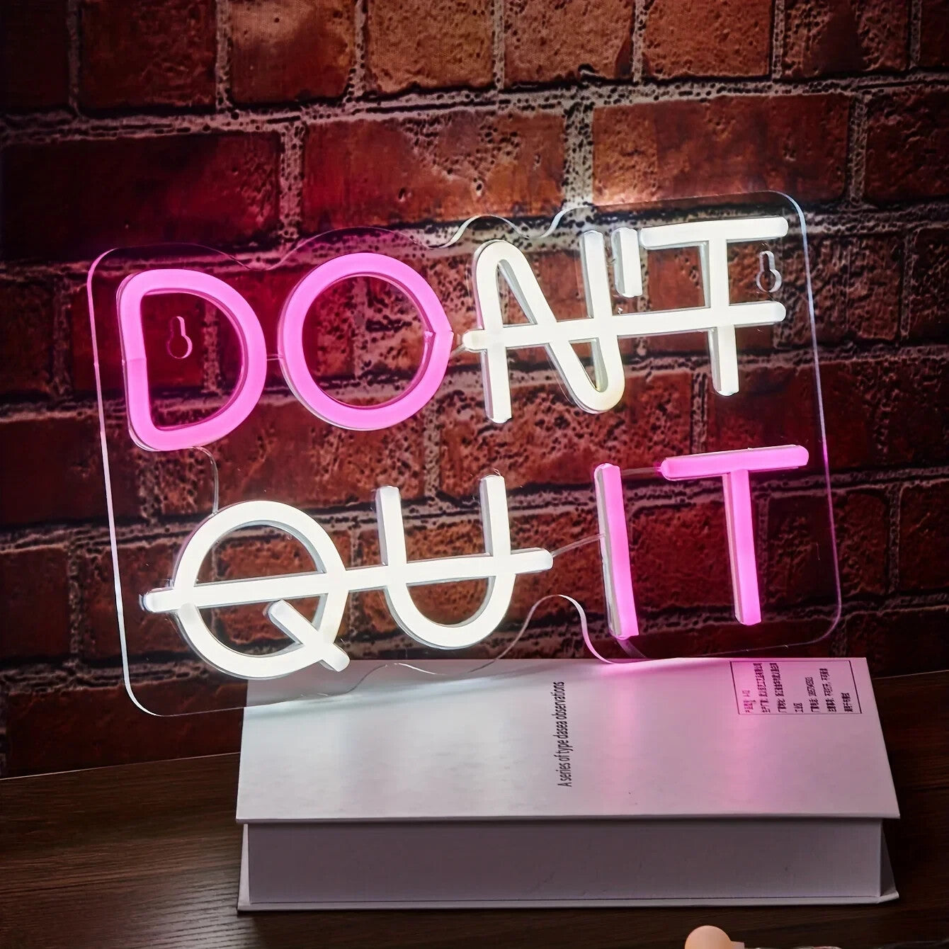 Do It / Don't Quit Neon Sign - LED Light – Inspirational GYM Motivational Hustle