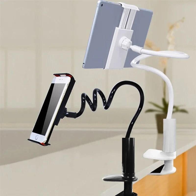 Adjustable Gooseneck Tablet Holder- Flexible Mount Bedside Stand Universal Ipad