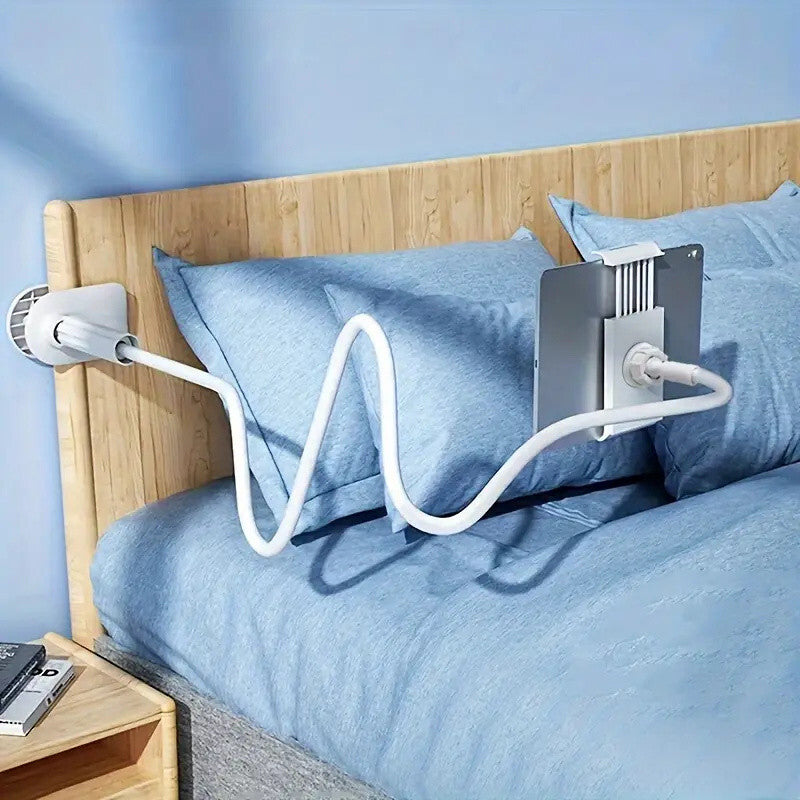 Adjustable Gooseneck Tablet Holder- Flexible Mount Bedside Stand Universal Ipad