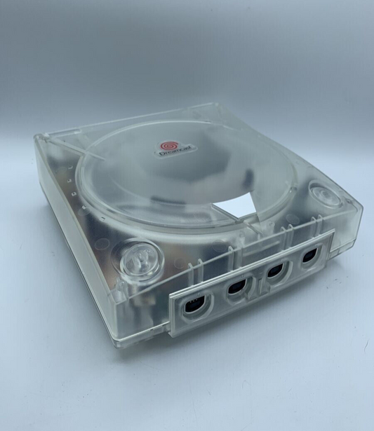 Replacement Casing / Shell / Case for Sega Dreamcast Console - Transparent Clear