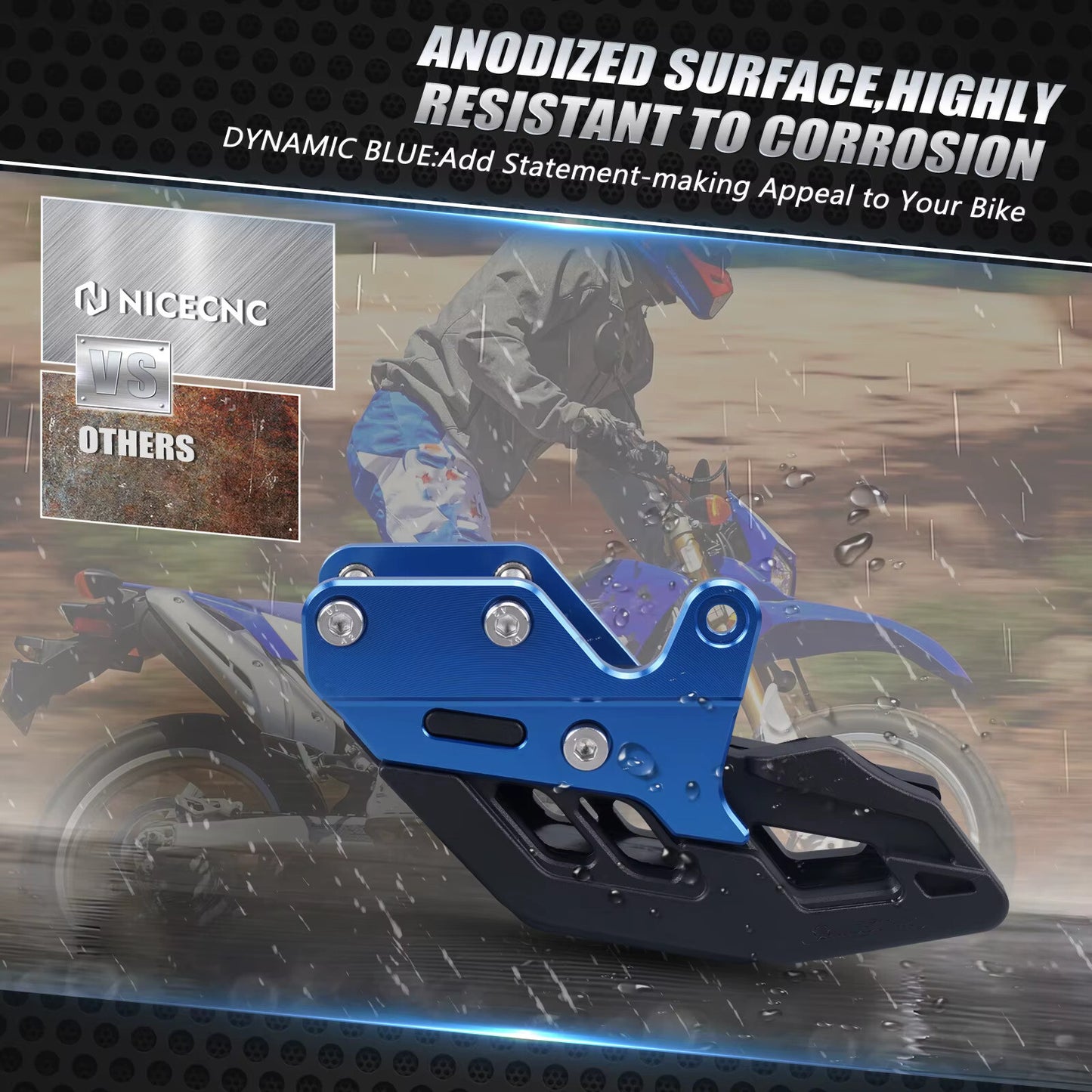 YAMAHA WR 250 R / WR 250 X  CHAIN GUIDE  - 2008 Onwards