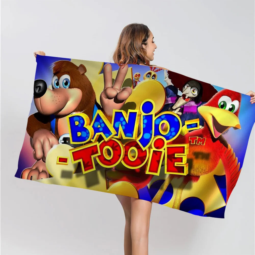 Banjo Tooie Beach Towel 70 x 150 cm - Summer / Bath Towel Polyester / Kazooie BK