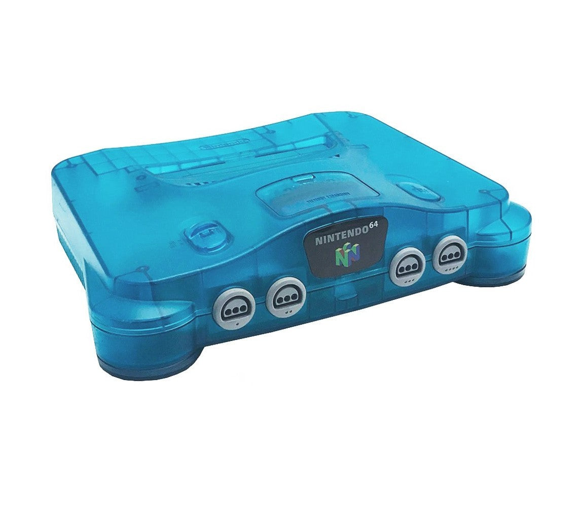 Replacement Casing / Shell / Case - Nintendo N64 Console - Translucent Ice Blue