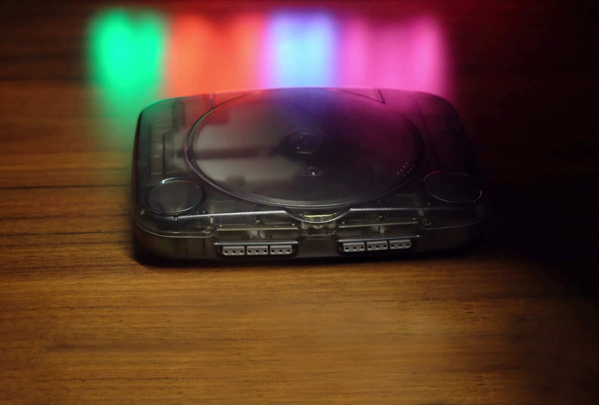 PS1 Replacement Shell / Casing / Case for PS One 1 Console - Translucent Black