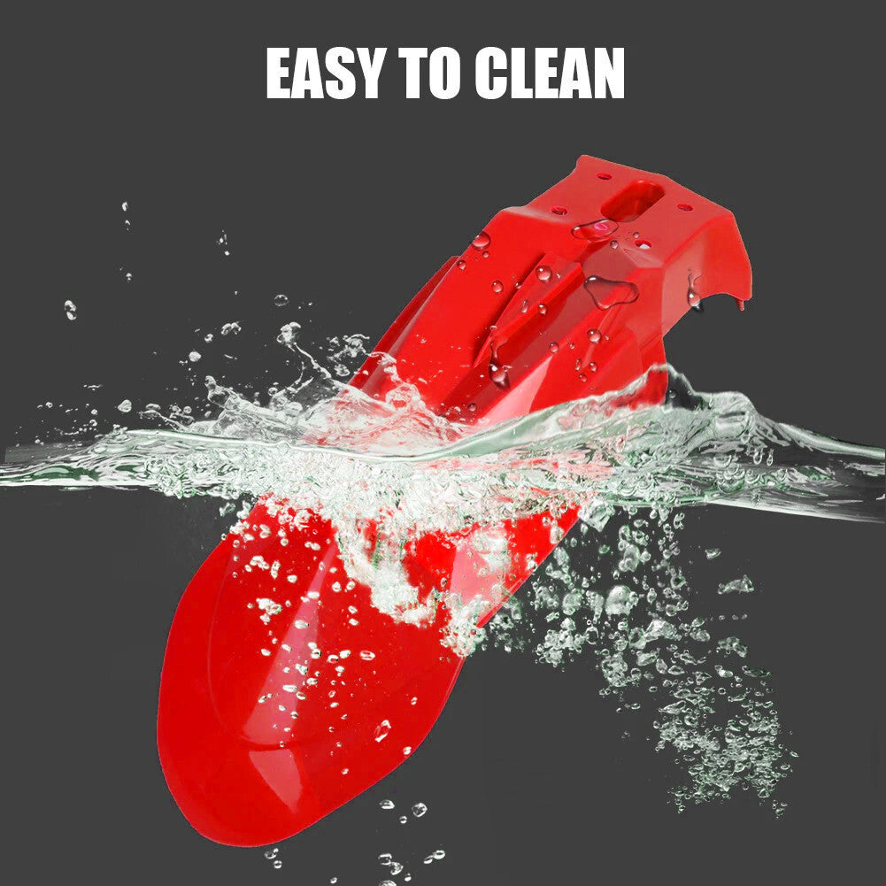 Universal Front Mudguard Fender - Supermoto / Motocross / Enduro Red Honda etc