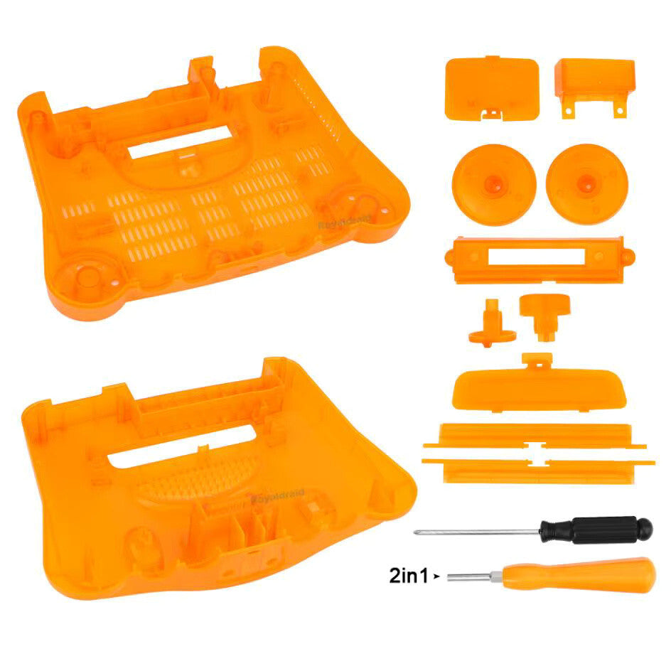 Replacement Casing / Shell / Case - Nintendo N64 Console - Translucent Orange