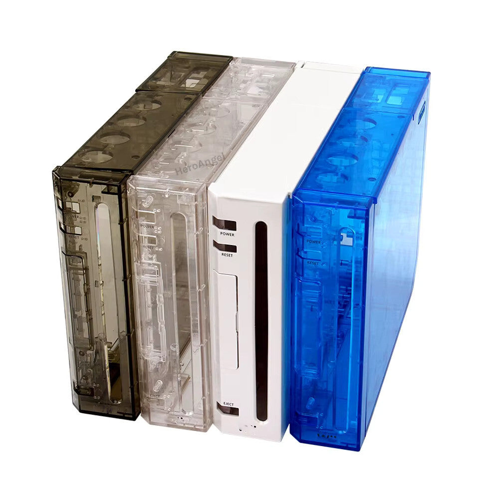Replacement Transparent Clear - Casing / Shell / Case for Nintendo Wii Console