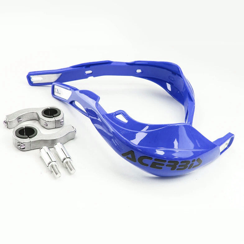 Blue Handlebar Bar Guards For Motocross Enduro - Mount Kit KTM HONDA etc Hand