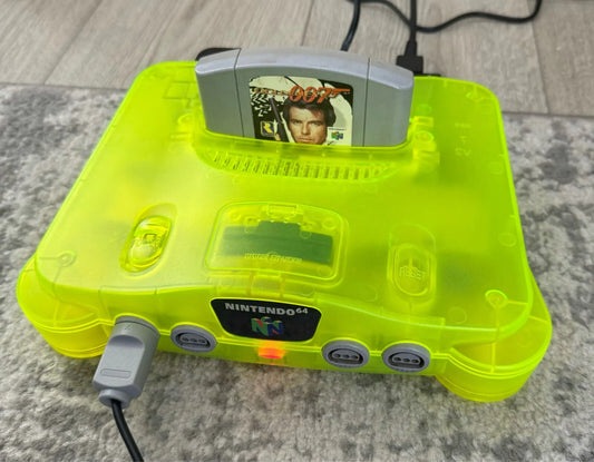 Replacement Casing / Shell / Case for Nintendo N64 Console - Extreme Green