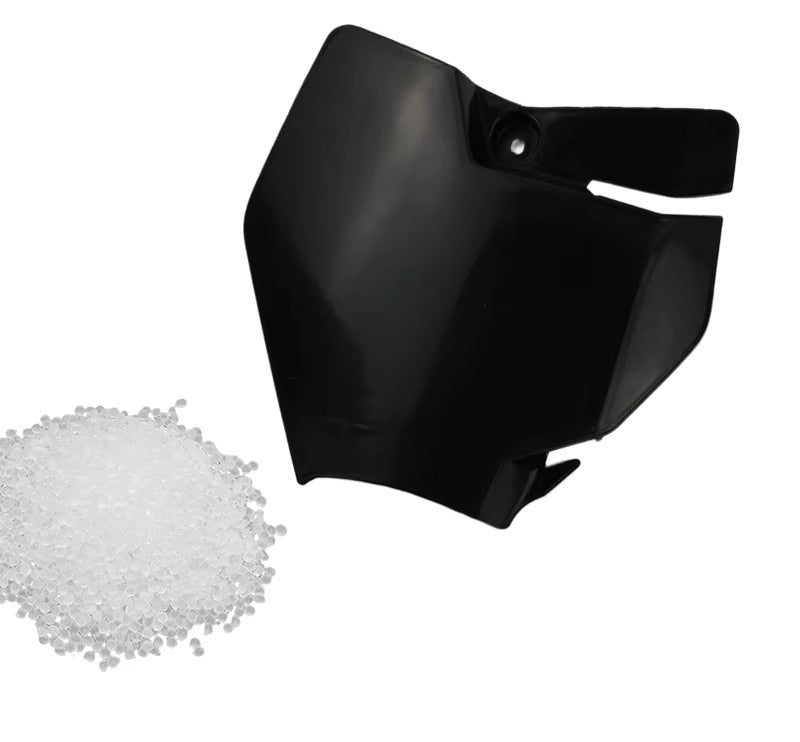 Motocross / Enduro - Front Number Plate Mask Plastic Cover KTM Supermoto Black