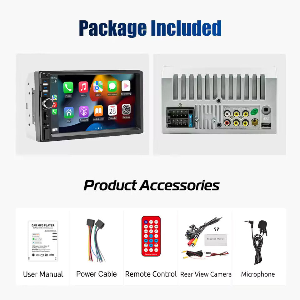 Car Stereo - Android Auto / Carplay + Reverse Camera GPS - Fiat Ducato Motorhome