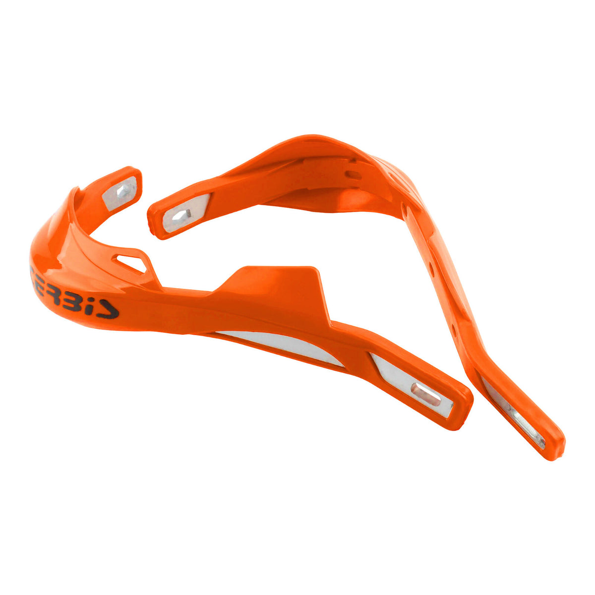 Orange Handlebar Bar Guards For Motocross Enduro - Mount Kit KTM HONDA etc Hand