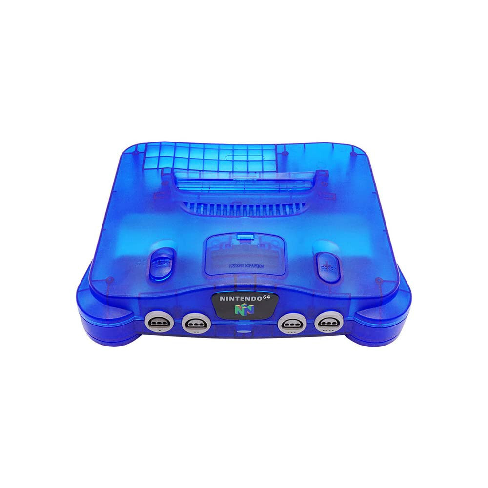 Replacement Casing / Shell / Case - Nintendo N64 Console - Translucent Blue