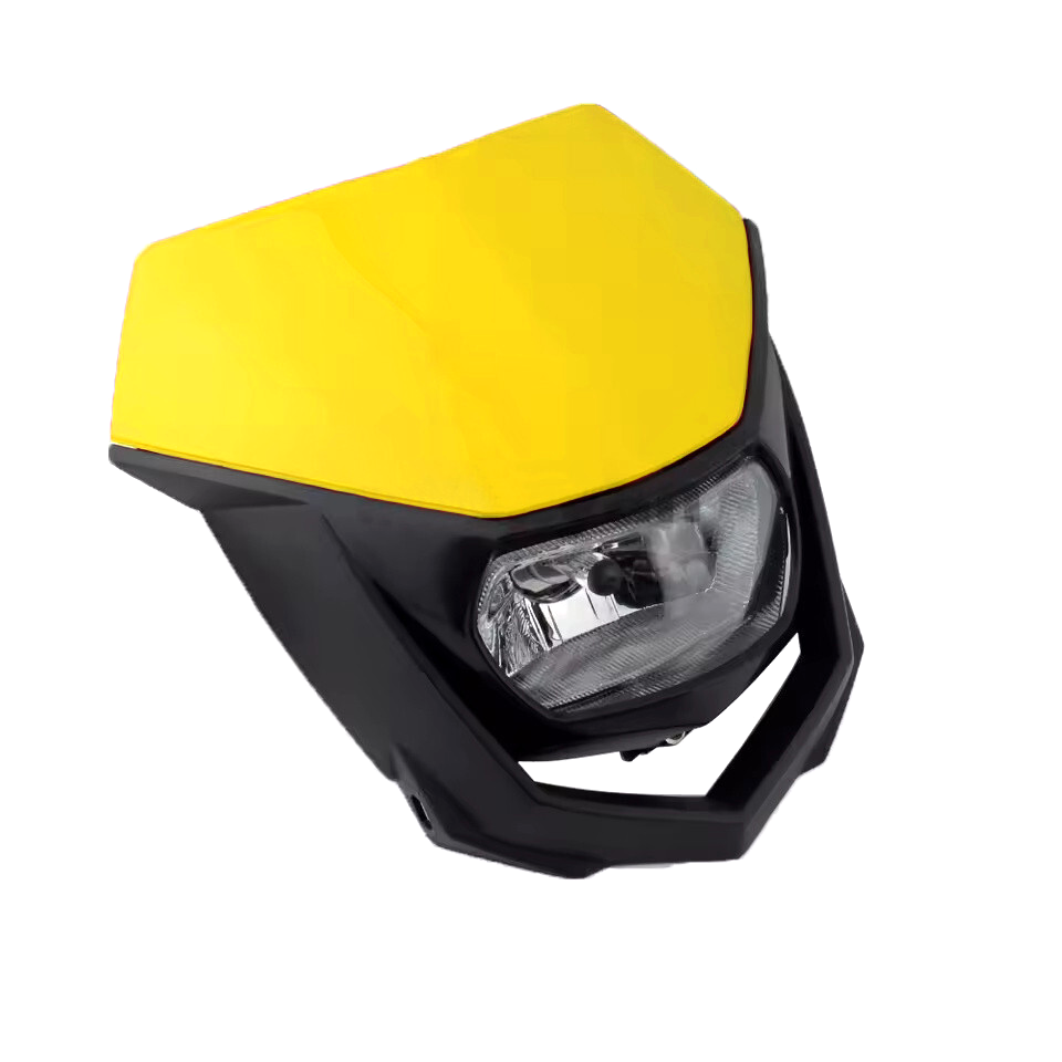 Universal Supermoto Enduro Headlight - For Suzuki Yamaha Honda Motorcycle Yellow